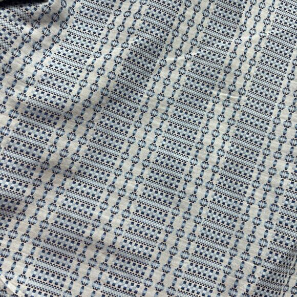 Robert Graham Intricate Geometric Weave Pattern French Cuff Button-Up Shirt XL - Picture 13 of 13